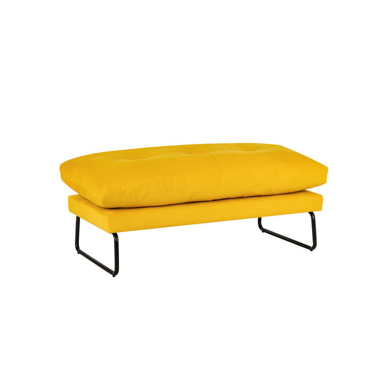 Repose-pieds Rafayel, Velours jaune