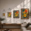 Nasturtium Study Botanical - Framed Print-1162172055-1162172052
