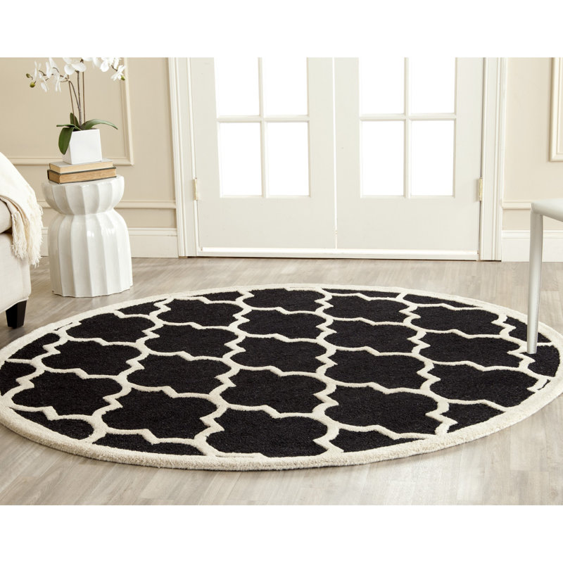 Tapis en laine touffeté à la main Cannen Cambridge, Rond 6 pi