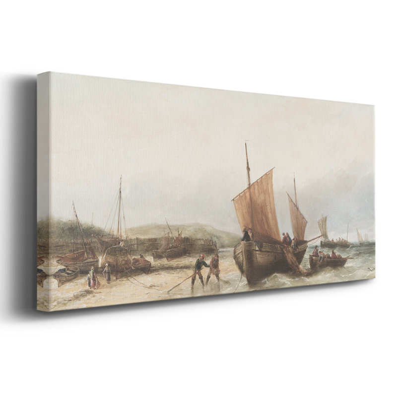 Nautical Series-CCCXV- Gallery Wrapped Canvas -Ready to Hang, 12" H x 30" W