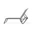 Chaise longue sans accoudoirs empilable à plat en aluminium Gardenella-98940782-98940783