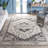 Ebner Oriental Ivory/Black Area Rug-1574759385
