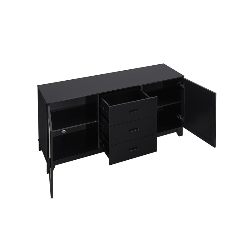 Buffet noir Sheridan, Noir