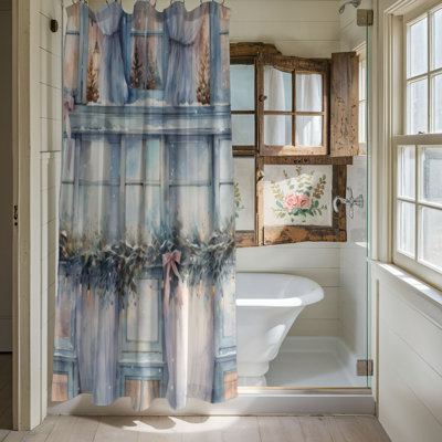 Holiday Scenes - Rideau de douche Premium