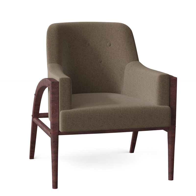 Fauteuil capitonné large de 29,5 po Devin, Lin 3152, Montego Bay