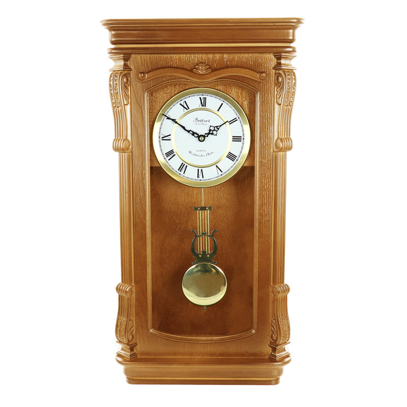 Horloge murale Roudebush, Brun