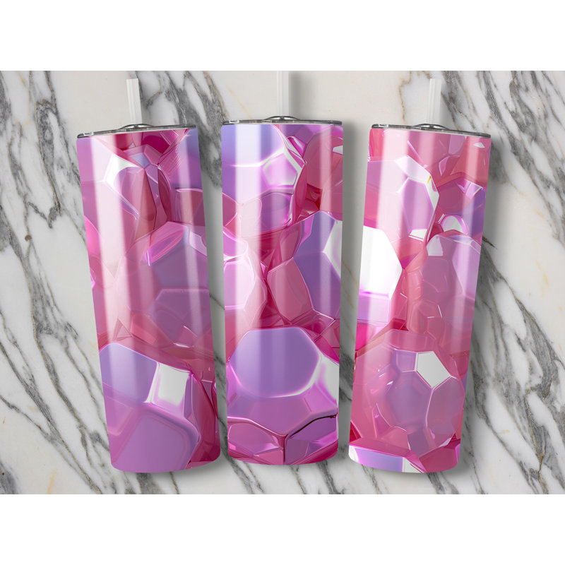 Choose Handmade Tumblers 591 mL Vacuum Insulated Stainless Steel (18/8) Travel Tumbler with Straw