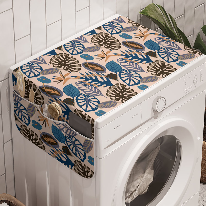 Paquet de 2 pochettes caramel bleu ardoise de 47 po x 18,5 po East Urban Home