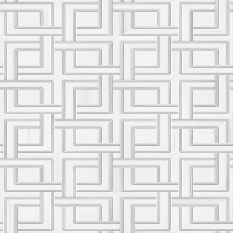 12" x 12" Straight Edge Marble Mosaic Wall Floor Use Tile