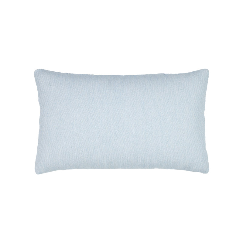 Uplift Indoor/Outdoor Pillow Cover & Insert, 12" H x 20" W, Blue, Rectangular