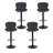 Illyas Swivel Upholstered Adjustable Height Counter Stool with Metal Frame-623432857-623432853
