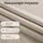 100% Blackout Faux Linen Pinch Pleated Curtain Panels Thermal Insulated Drapes with 20 Hooks for Bedroom & Living Room, Set of 2-1952807663-1952807650