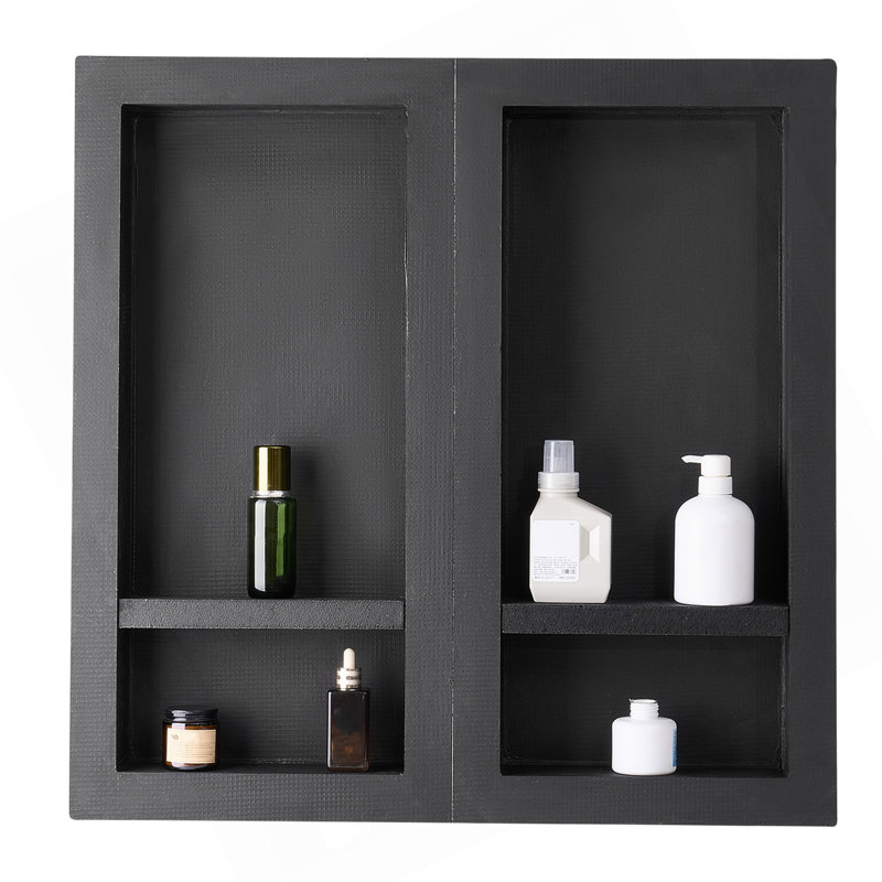 Niche de douche 16 "X 32" + 16 "X 32" Tablette murale encastrée pour salle de bain