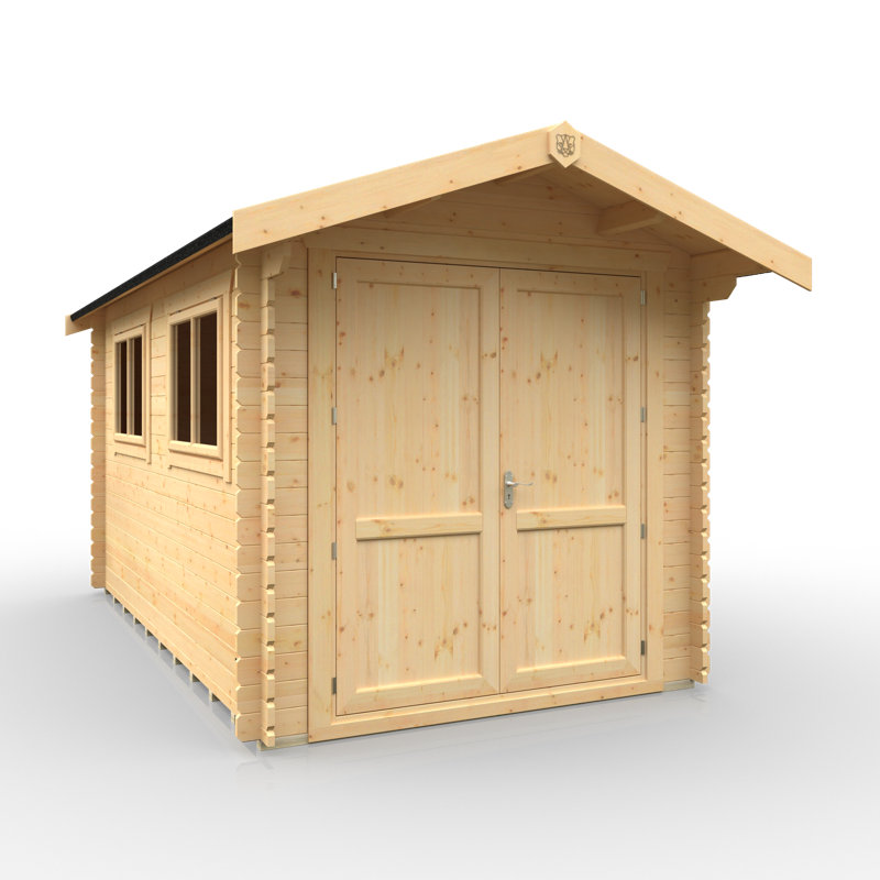 The Javan Tongue & Groove Log Cabin 14x8w