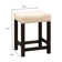 Alim Console Table Set w/ Three Upholstered Stools