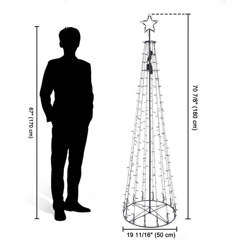 19.69'' LED Twinkle String Lights