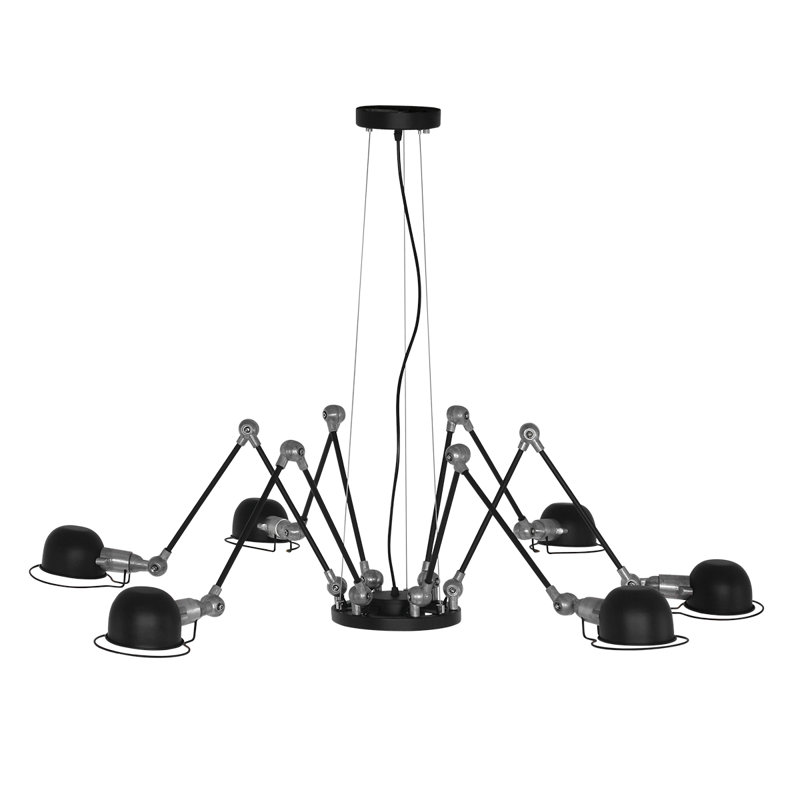 Lemke 6 - Light Black Unique/Statement Pendant