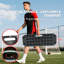 Panneau de soccer rebondissant 6-en-1 - Mur de soccer à angle réglable à double surface avec 6 modes d'entraînement