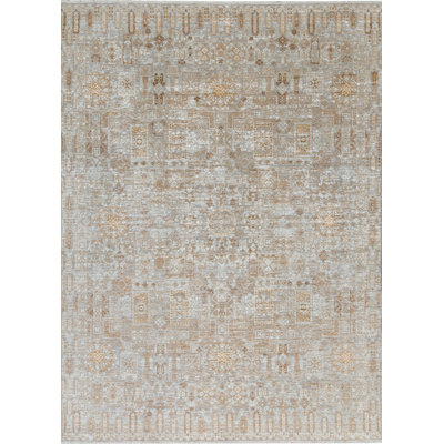 Hand-Knotted High-Quality Rust Area Rug