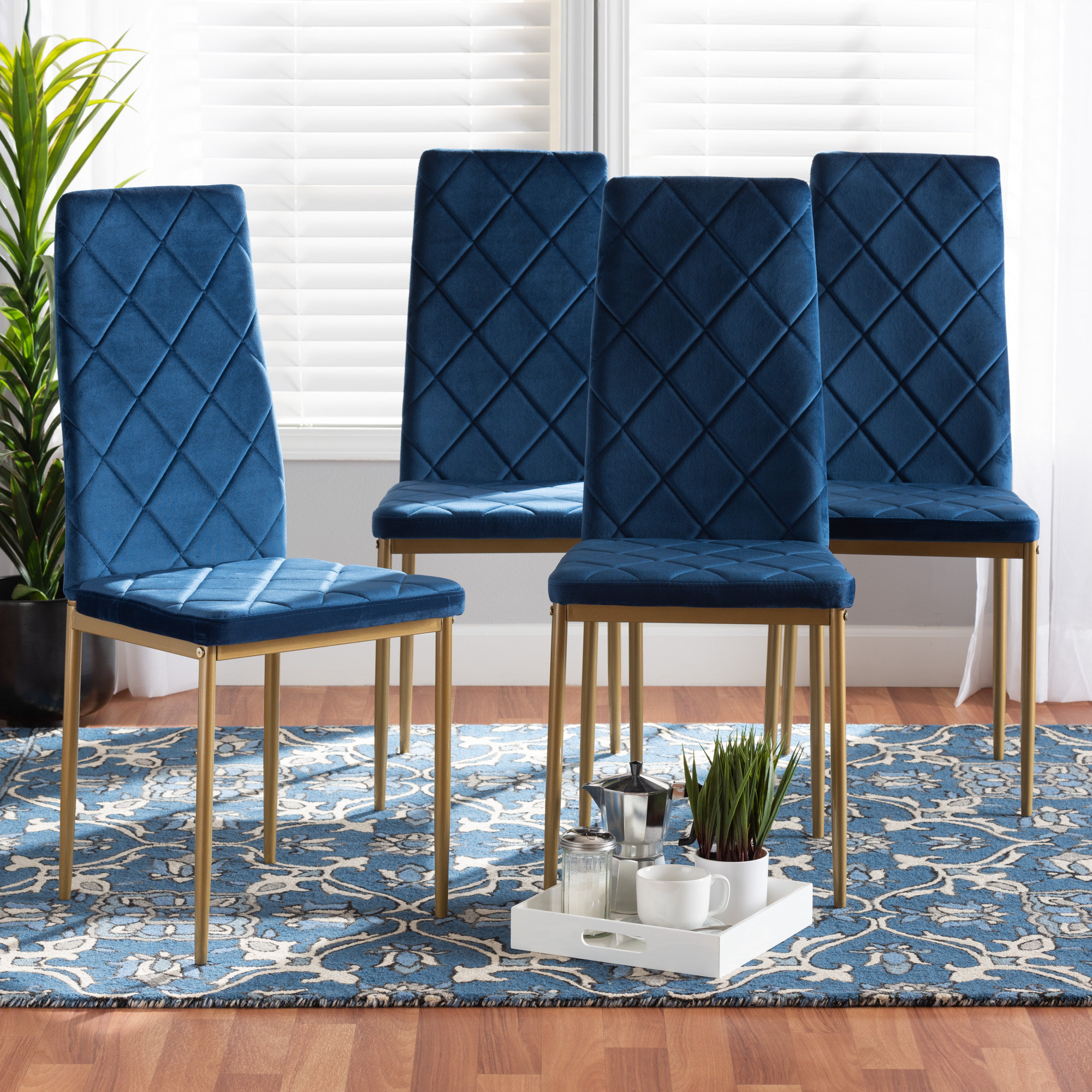 Navy Blue Dining Room Chairs