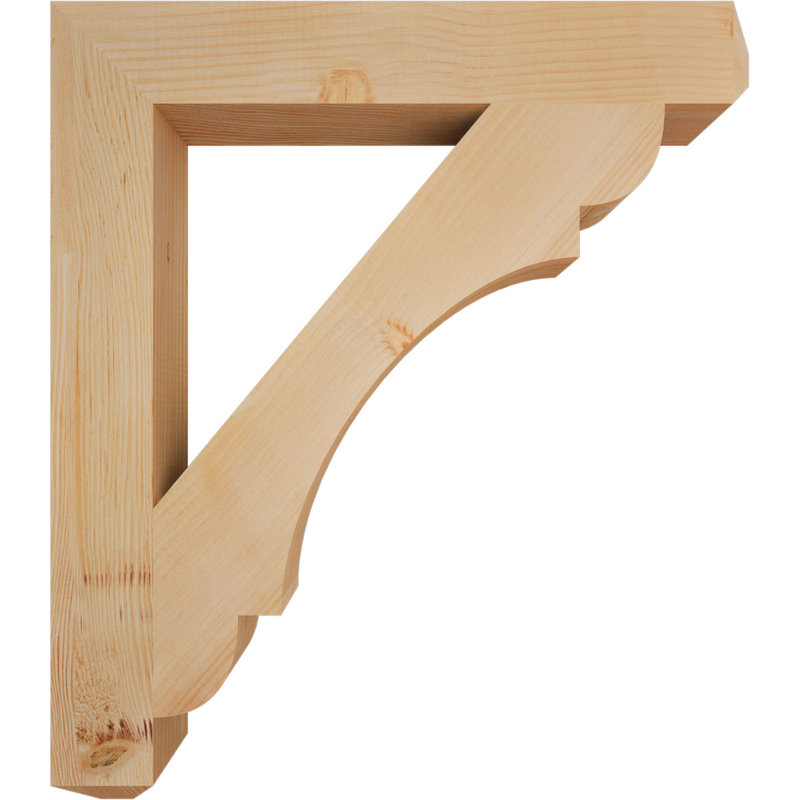Support pour artisan olympique, H 32 po x l 3,5 po x P 28 po, Douglas (lisse)