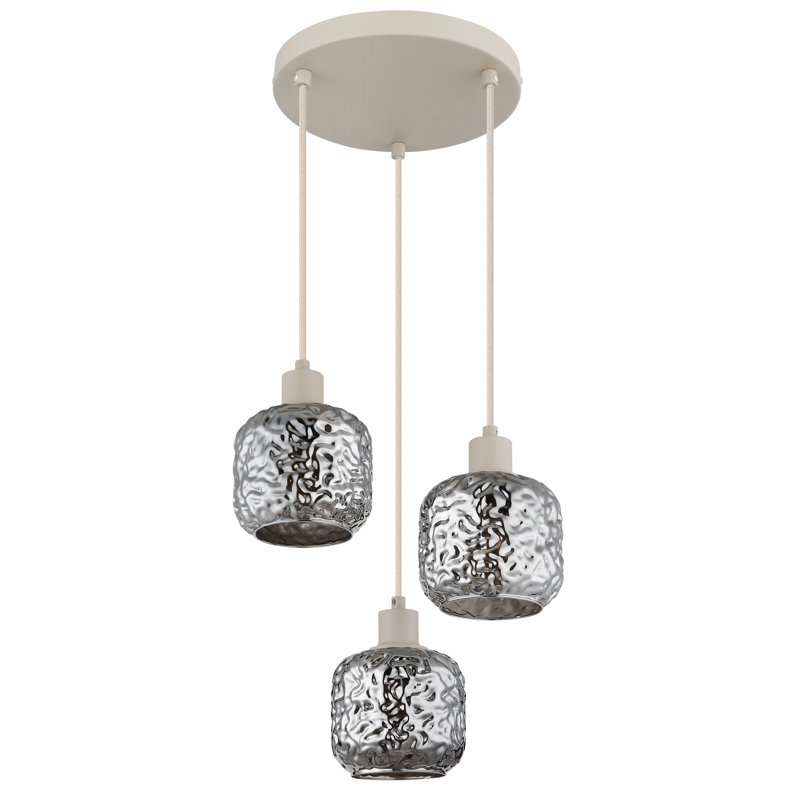 Sumako 3 - Light Bronze Geometric Pendant