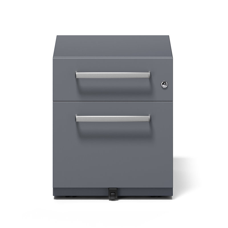 Note 2 Drawer Filing Cabinet, Anthracite