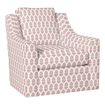 American Bungalow Nicholas Barrel Back Swivel Chair