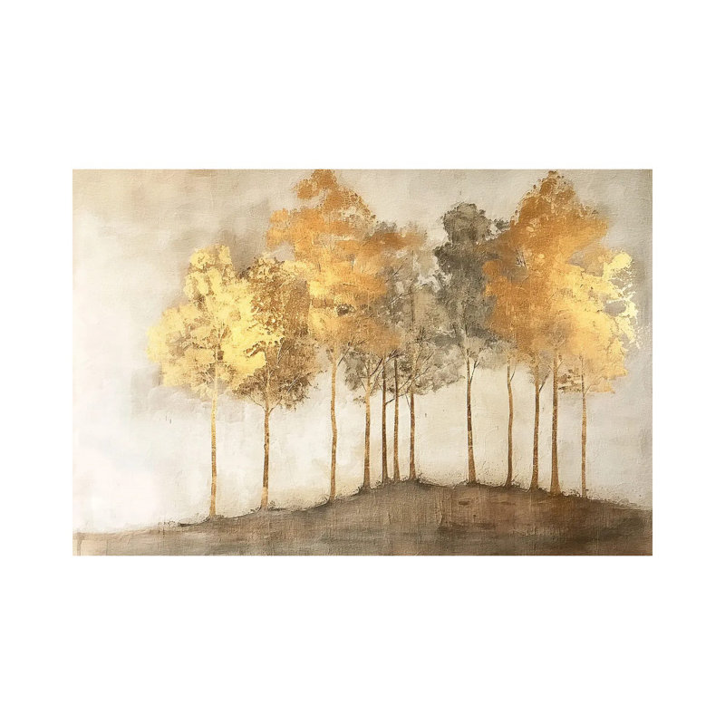 Golden Landscape VI by Willow Studio - Wrapped Canvas Gallery-Wrapped Canvas Giclée, 45.72 cm H x 66.04 cm W