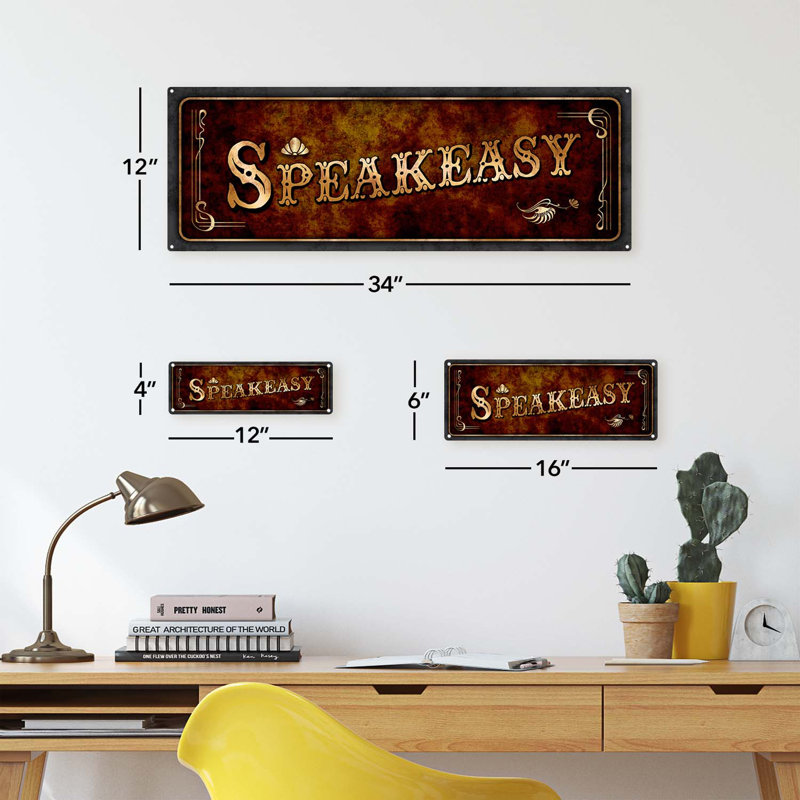 Panneau Speakeasy