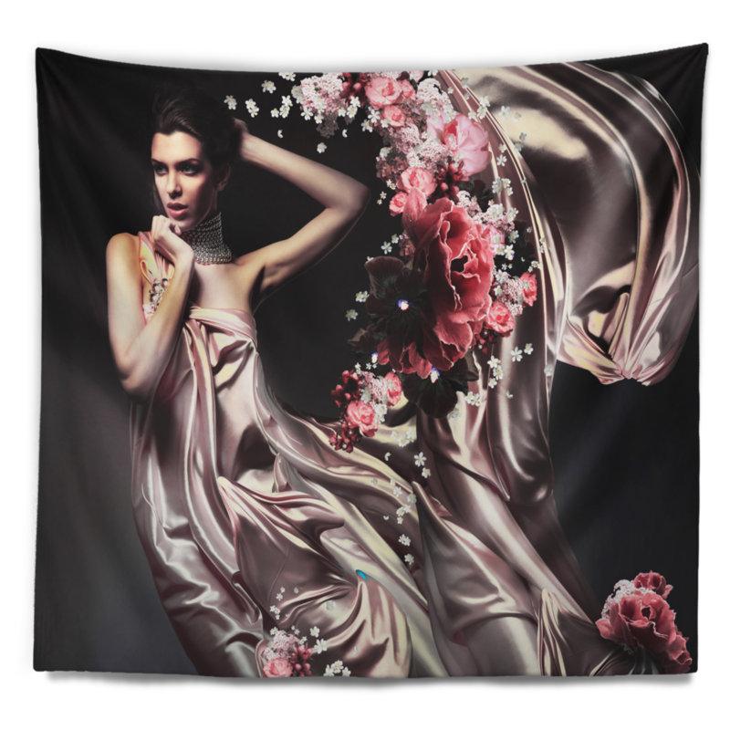 Polyester Tapestry, 50" H x 60" W