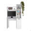 Bureau d'ordinateur Dumas, bureau, blanc