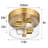 Golden Ceiling Chandelier