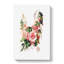 Hollyhock Flower Illustration - Wrapped Canvas-55304065