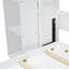 Lit escamotable mural Murphy avec portes de rangement-178572604