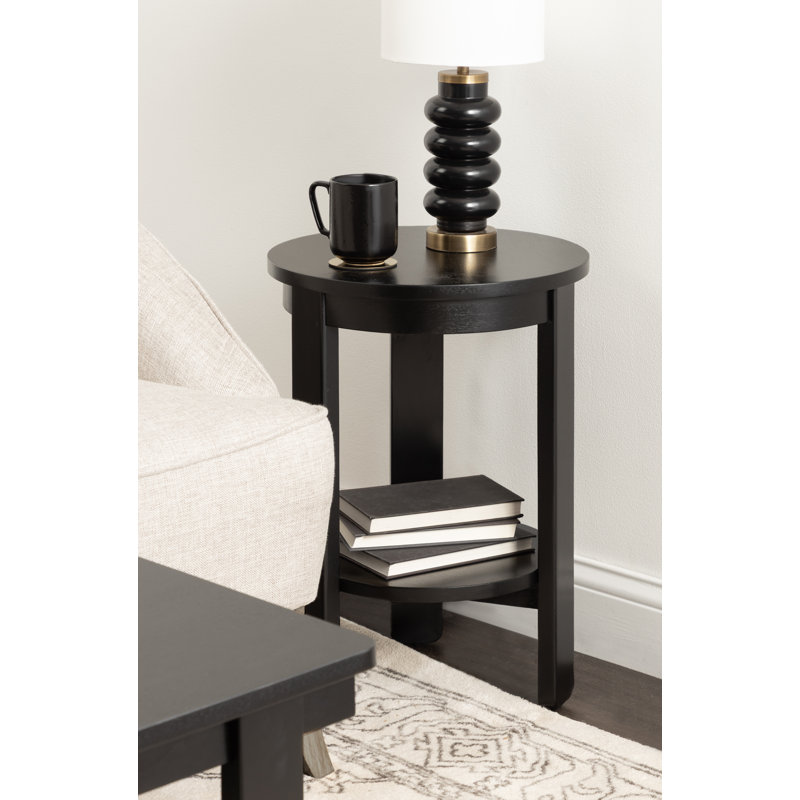 Table d'appoint Aamnah, Noir