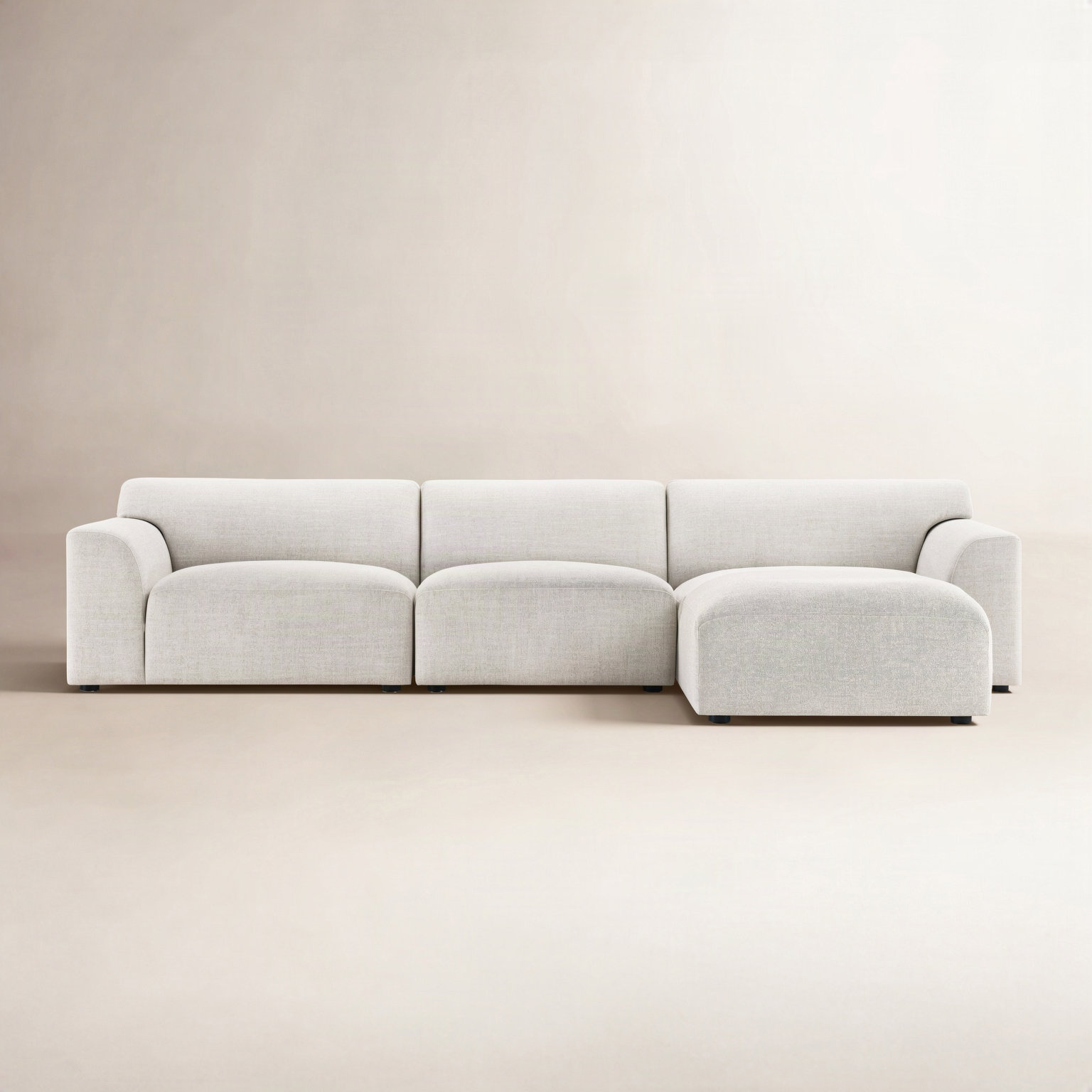 Morell Sectional, Nathan Wheat Tweed