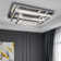 Jaclynn Modern Crystal LED Flush Mount Ceiling Light Fixture