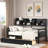 Modern Daybed With Storage Shelves And 2 Drawers-889292003