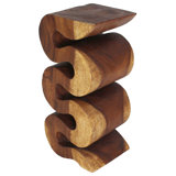 Raechell Solid Wood End Table
