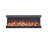 Amantii Tru View 60inch XT XL Electric Fireplace, 3 speed motor, wifi enabled, 3 sided glass, built-in, outdoor approved-776819920
