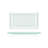 Glass Dinnerware 13" x 8" x h:0.5" Rectangular Clear Glass Platter