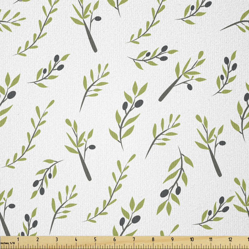 Crister Simplistic Continuous Olive Branch Multi-Purpose Fabric
