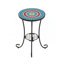 Table d'appoint de patio avec tablette