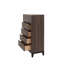 Garde-robe simple en bois 5 pièces