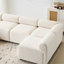 Canapé modulaire en U en chenille de 120 po Evelyn