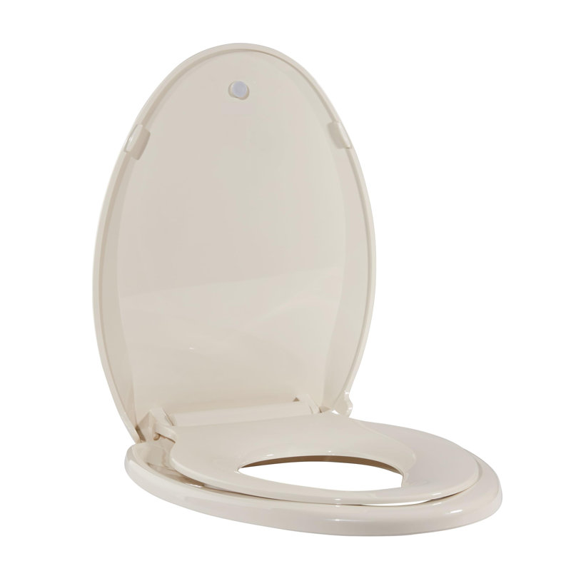 Siège de toilette allongé Almond, Beige