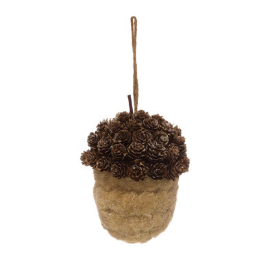 7.5'' Wood Hanging Figurine Ornament
