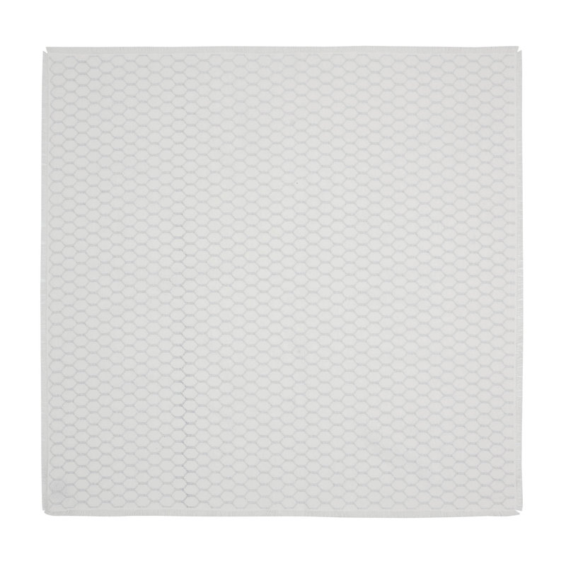  Down Home Square Geometric Cotton Table Topper