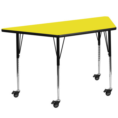 Table d'activité en stratifié Goddard Mobile HP - Pieds réglables